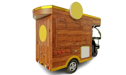 multi purpose e-rickshaw food cart
