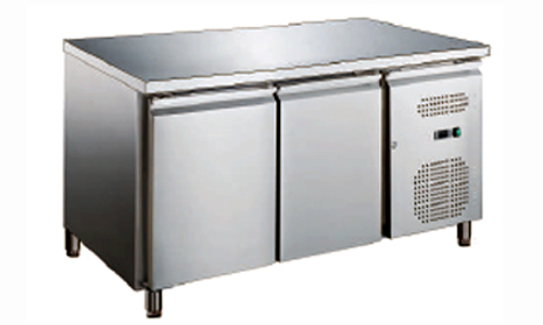 two door under counter commercial refrigerator