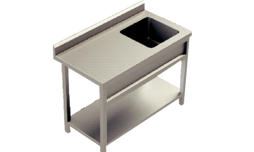 work table with sink